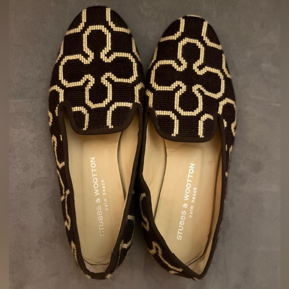Stubbs & Wootton needlepoint Loafers, size 9